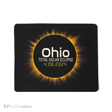 Ohio Total Solar Eclipse April 8 2024 Mousepad