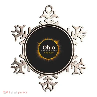 Ohio Total Solar Eclipse April 8 2024 Ornament