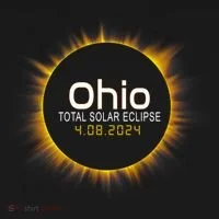 Ohio Total Solar Eclipse April 8 2024 Kids Sweatshirt thumb 2