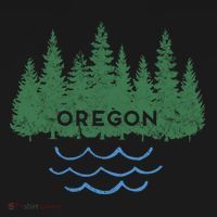 Oregon Trees Silhouette Nature Outdoorsy Funny Gift Ornament thumb 1
