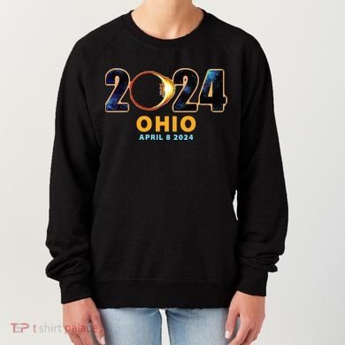 Ohio Total Solar Eclipse 2024 Women's Sweatshirt