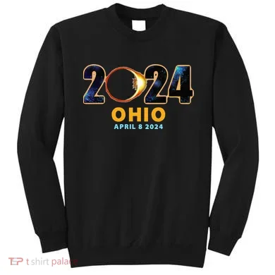 Ohio Total Solar Eclipse 2024 Sweatshirt