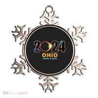 Ohio Total Solar Eclipse 2024 Ornament thumb 0