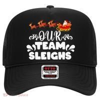 Our Team Sleighs Christmas Reindeers Santa's Workers Office Hat thumb 0