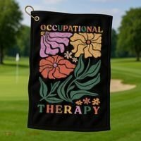 Occupational Therapy Student Ot Therapist Ot Assistant Golf Towel thumb 1