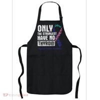 Only The Strongest Have No Thyroid Cancer Awareness Apron thumb 0