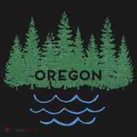 Oregon Trees Silhouette Nature Outdoorsy Sweatshirt thumb 3