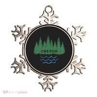 Oregon Trees Silhouette Nature Outdoorsy Ornament thumb 0