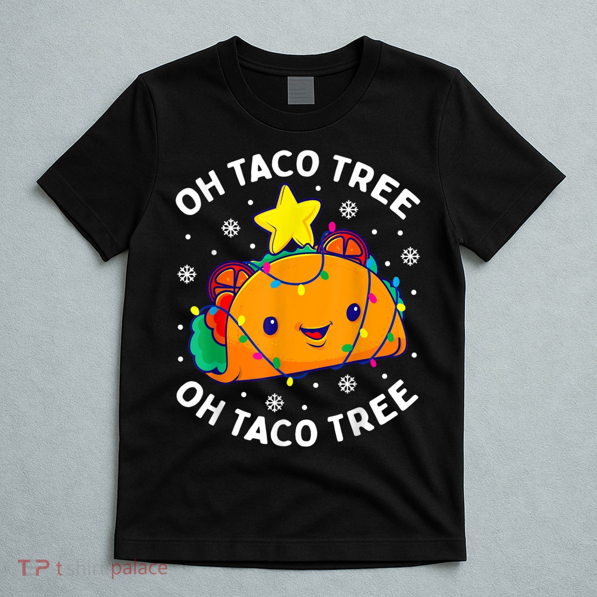 Oh Taco Tree Christmas Cute Xmas Mexican Food Lover T-Shirt