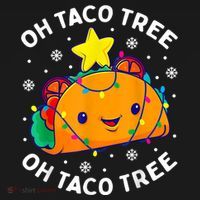 Oh Taco Tree Christmas Cute Xmas Mexican Food Lover Women's Tank Top thumb 5