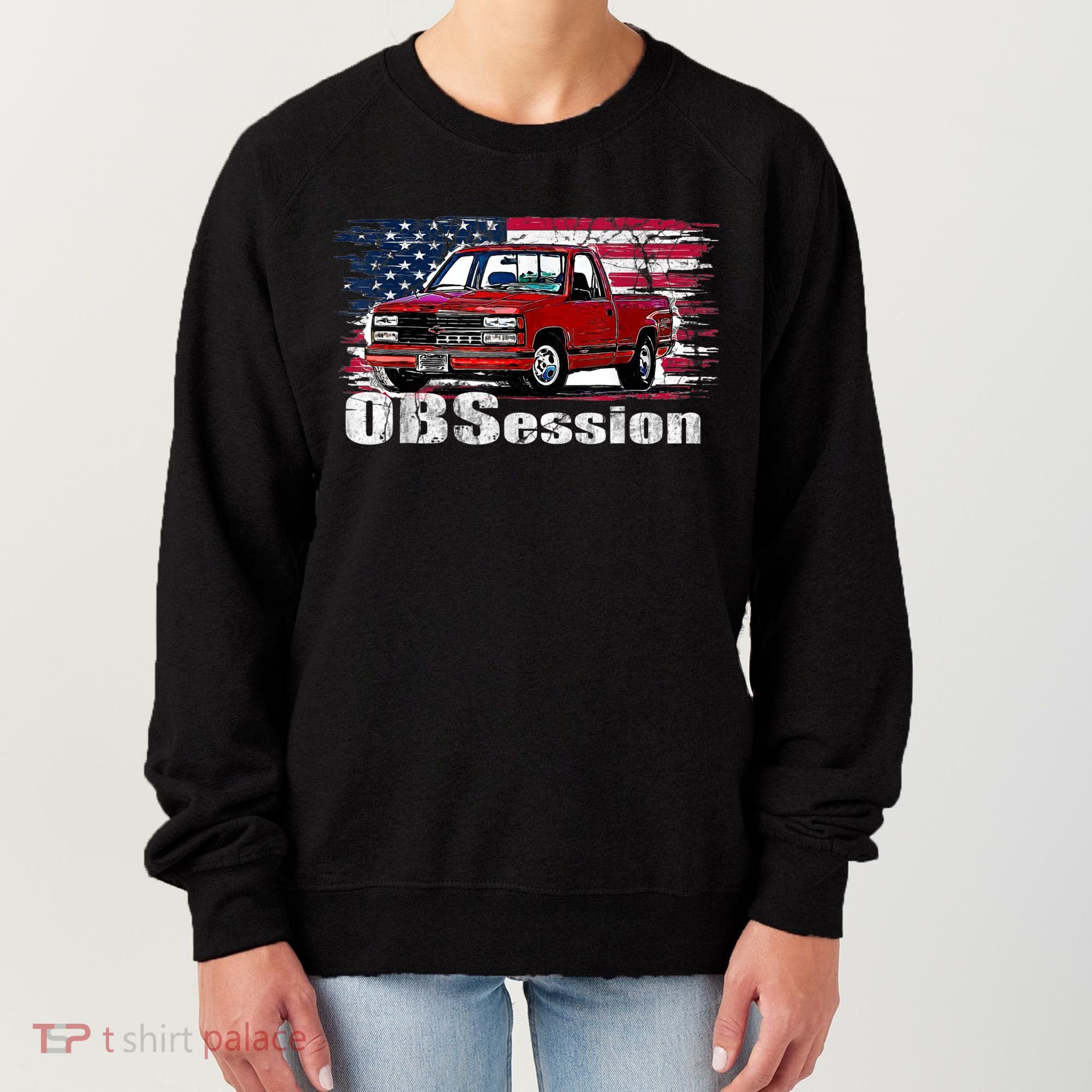 OBS Truck Troka Old School Pickup Low Rider Women's Sweatshirt