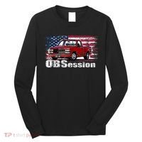 OBS Truck Troka Old School Pickup Low Rider Long Sleeve Shirt thumb 0