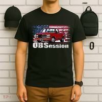 OBS Truck Troka Old School Pickup Low Rider T-Shirt thumb 6
