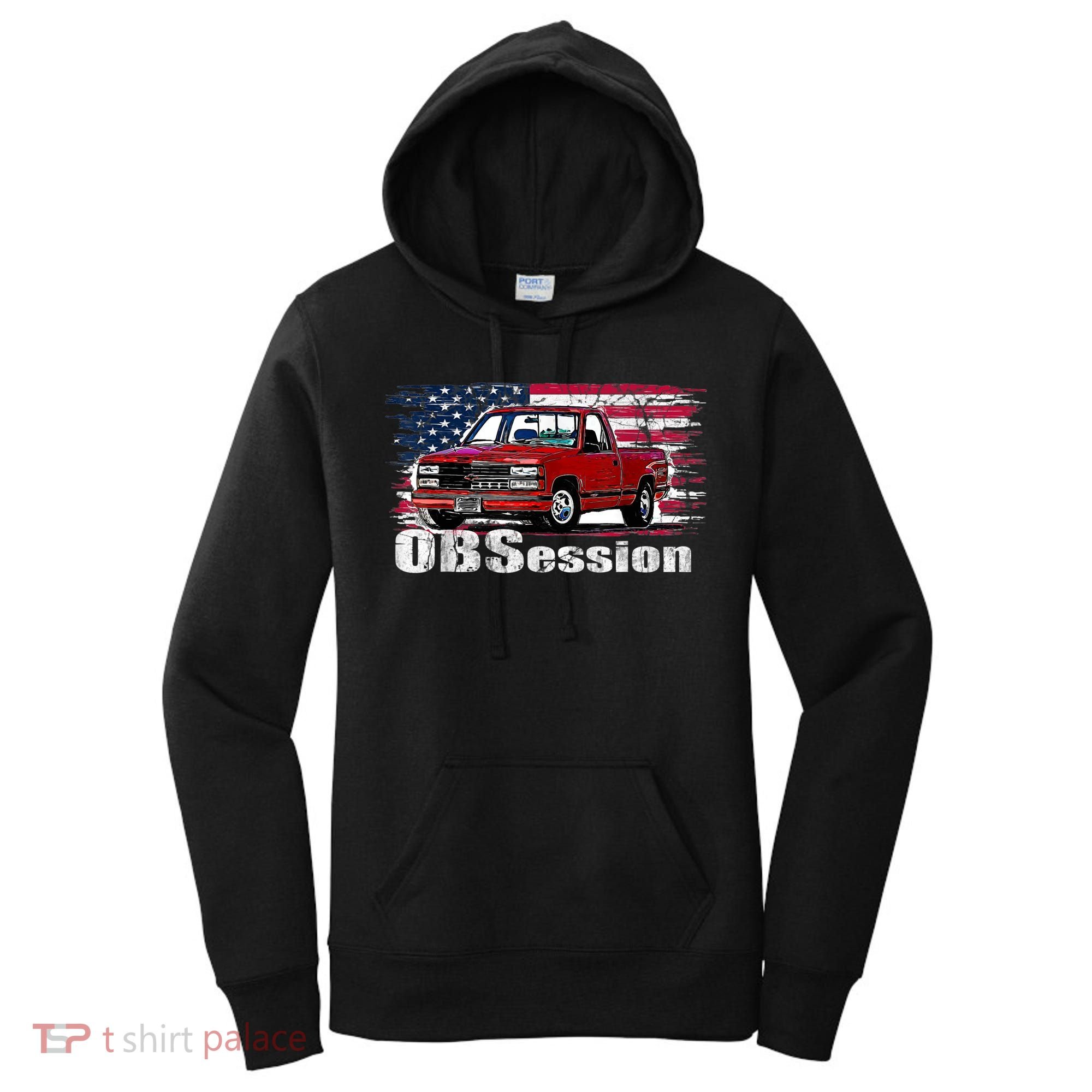 OBS Truck Troka Old School Pickup Low Rider Women's Hoodie