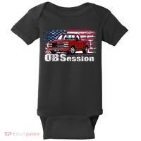 OBS Truck Troka Old School Pickup Low Rider Baby Bodysuit thumb 0