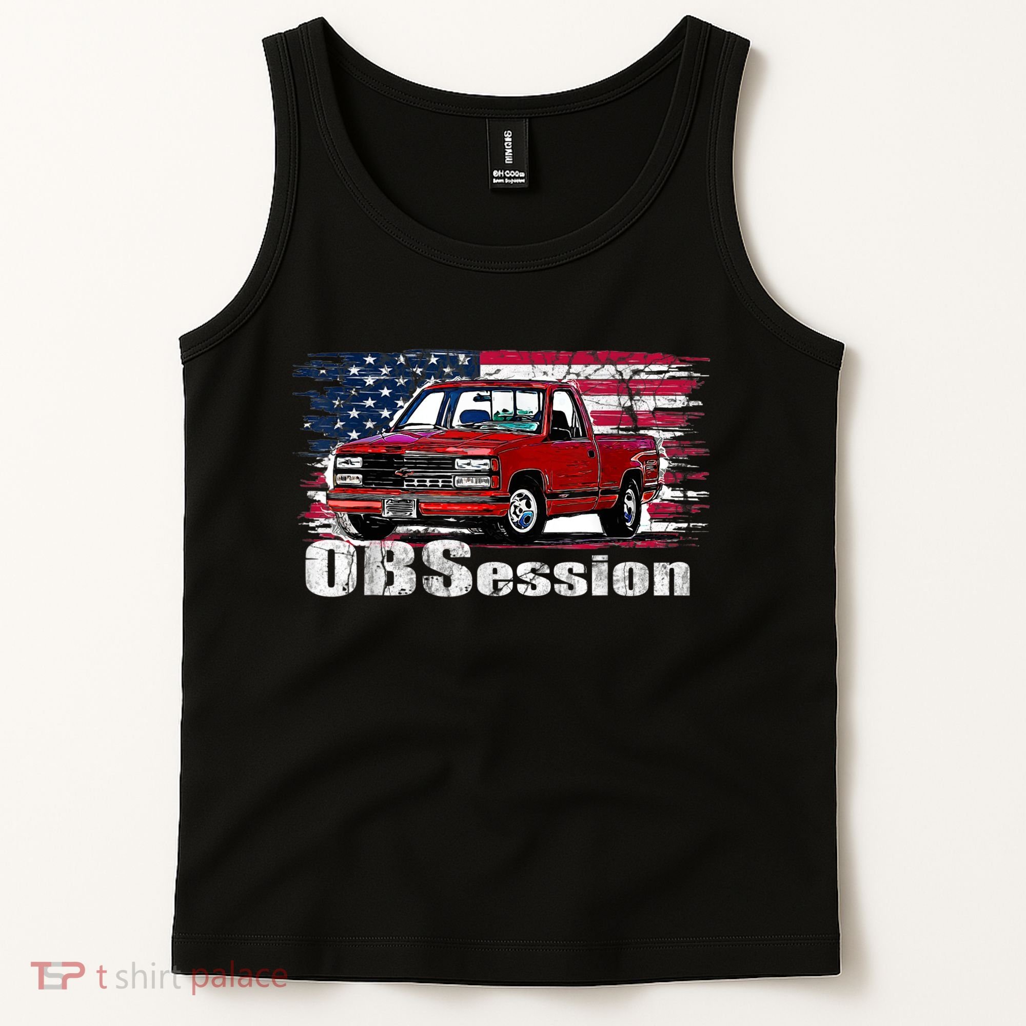 OBS Truck Troka Old School Pickup Low Rider Tank Top