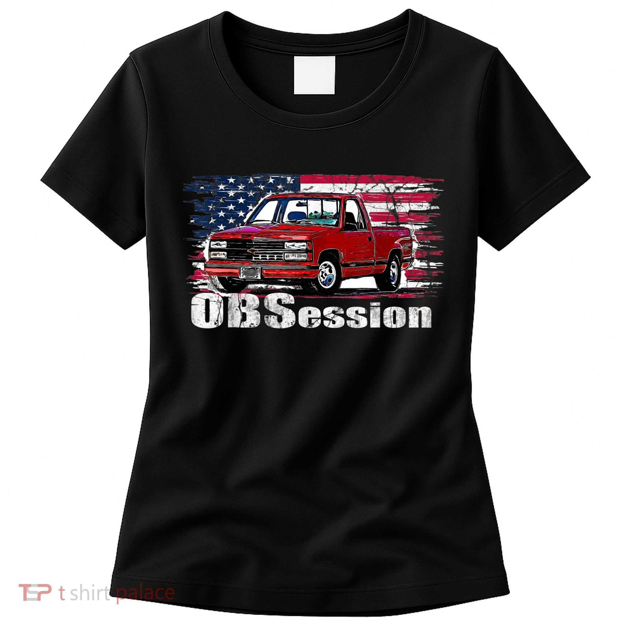 OBS Truck Troka Old School Pickup Low Rider Women's T-Shirt
