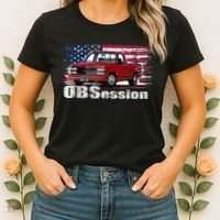 OBS Truck Troka Old School Pickup Low Rider Women's T-Shirt thumb 2