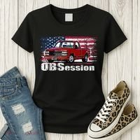 OBS Truck Troka Old School Pickup Low Rider Women's T-Shirt thumb 3