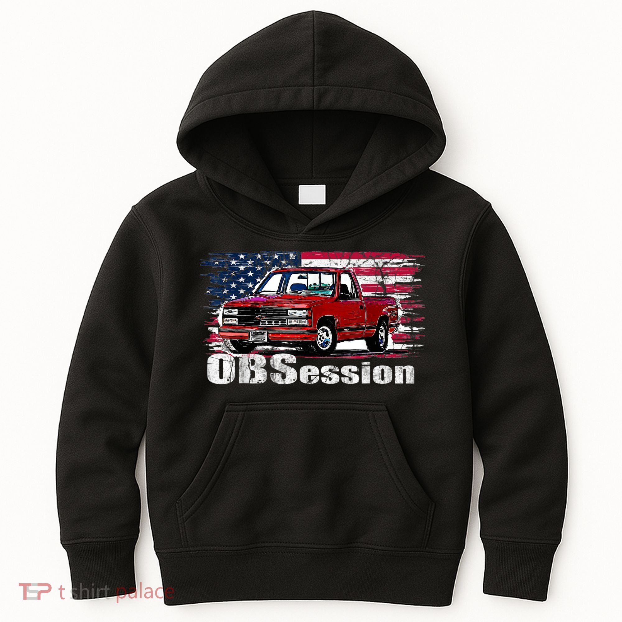 OBS Truck Troka Old School Pickup Low Rider Kids Hoodie