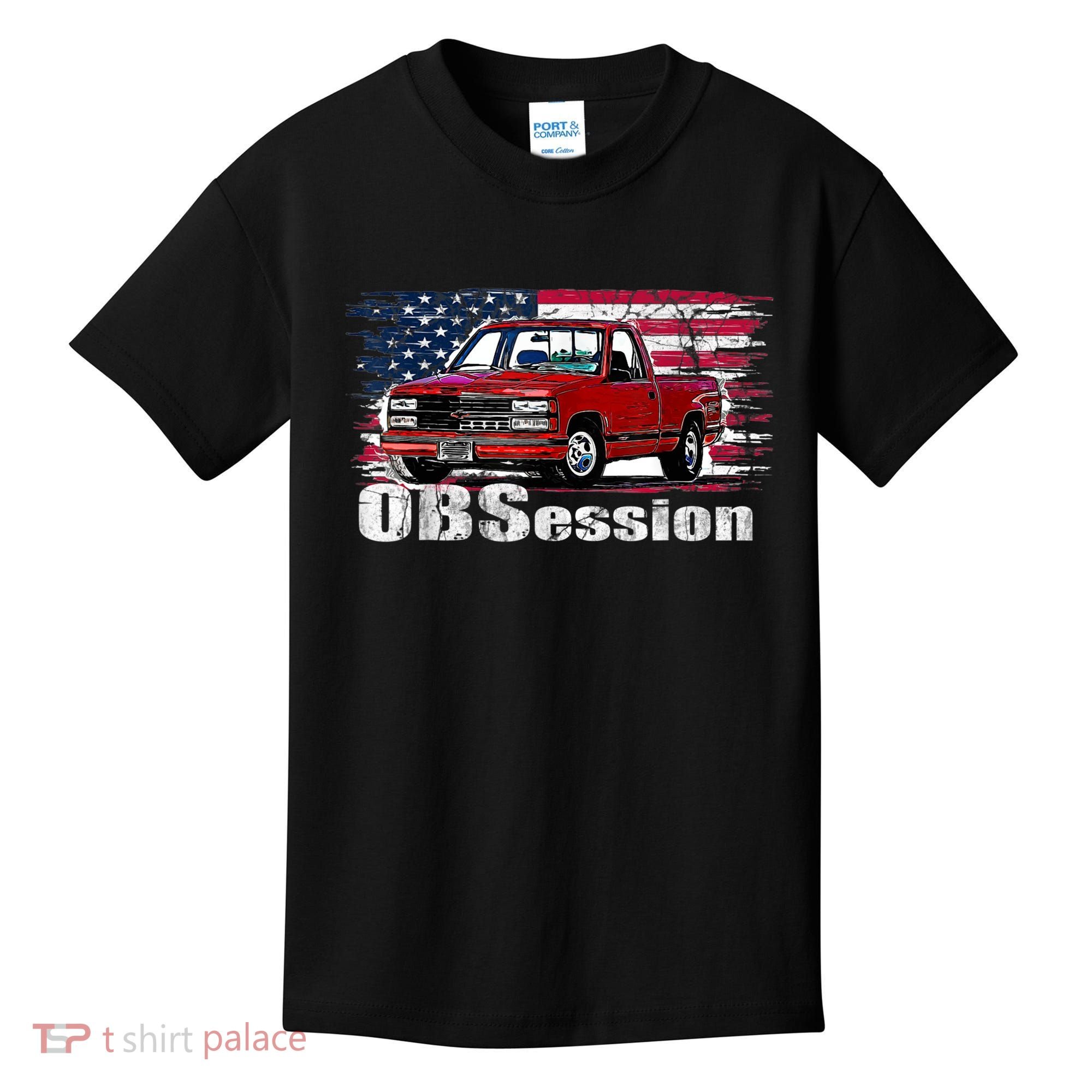 OBS Truck Troka Old School Pickup Low Rider Kids T-Shirt