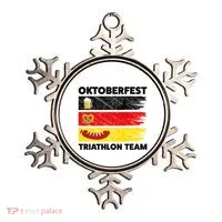 Oktoberfest Triathlon Team Beer Pretzel Wurst German Flag Ornament thumb 0