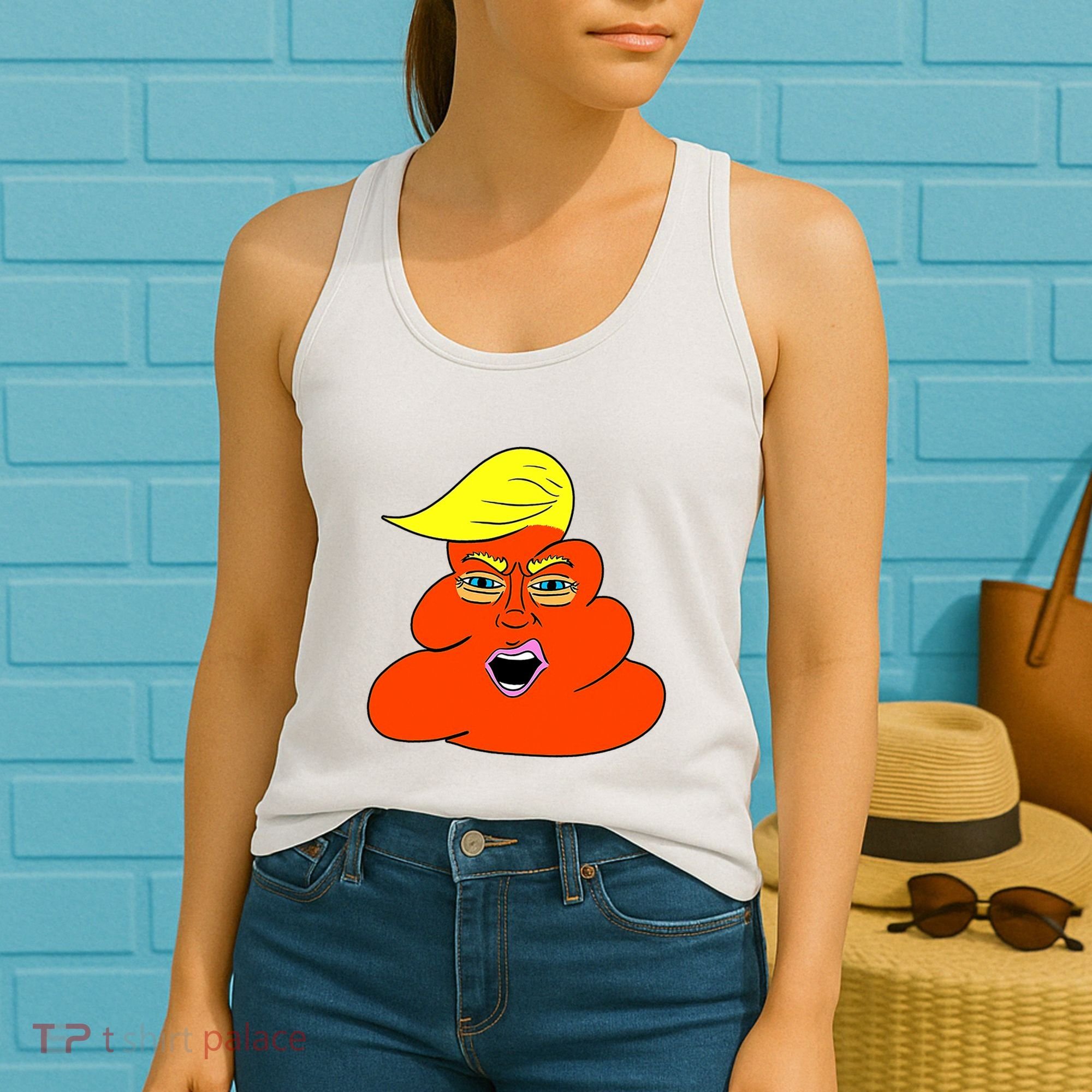 Orange Turd TrumpS Lawyer Called Him Women's Tank Top