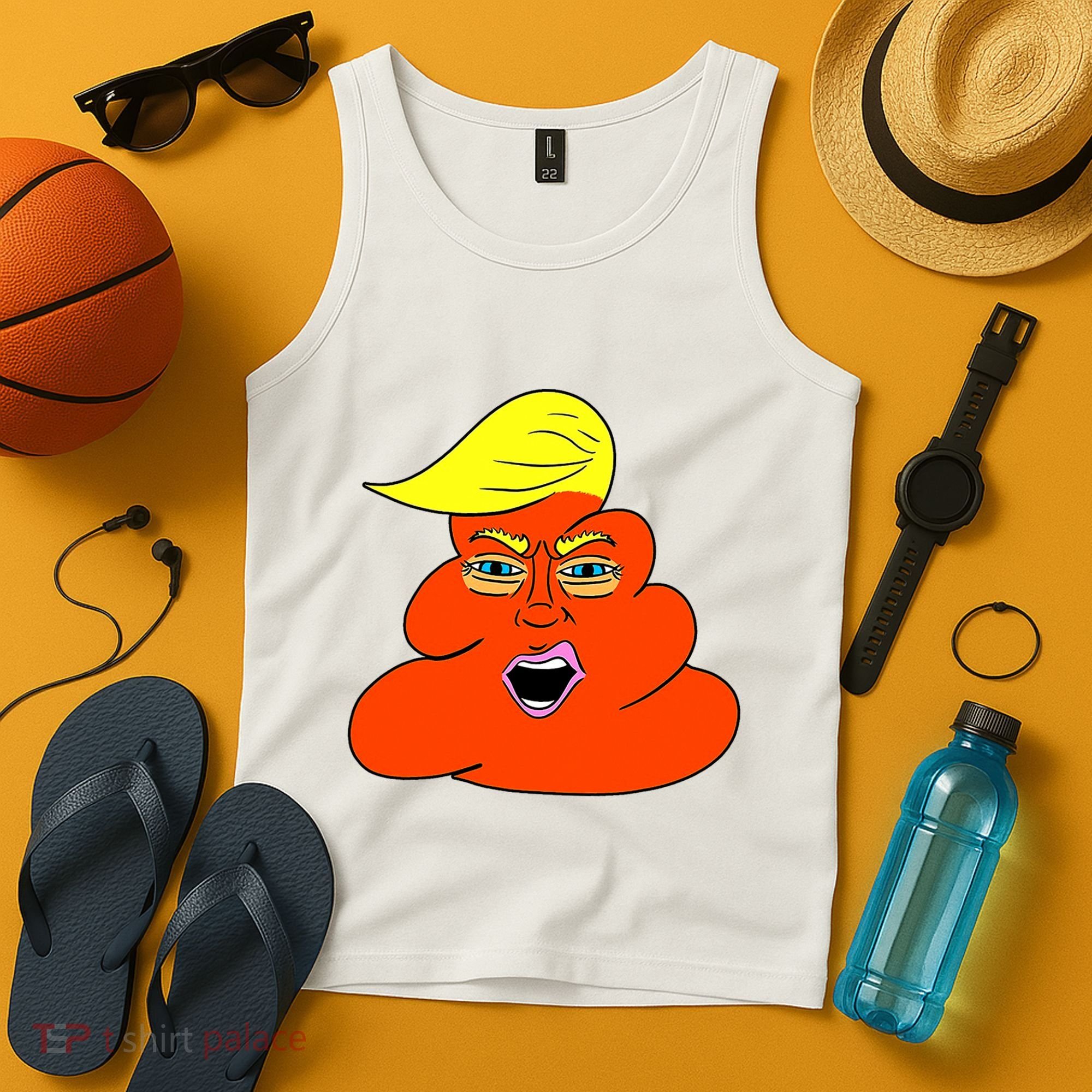 Orange Turd TrumpS Lawyer Called Him Tank Top