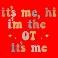Occupational Therapy Therapist Its Me Hi Im The Ot Its Me Santa Hat thumb 1