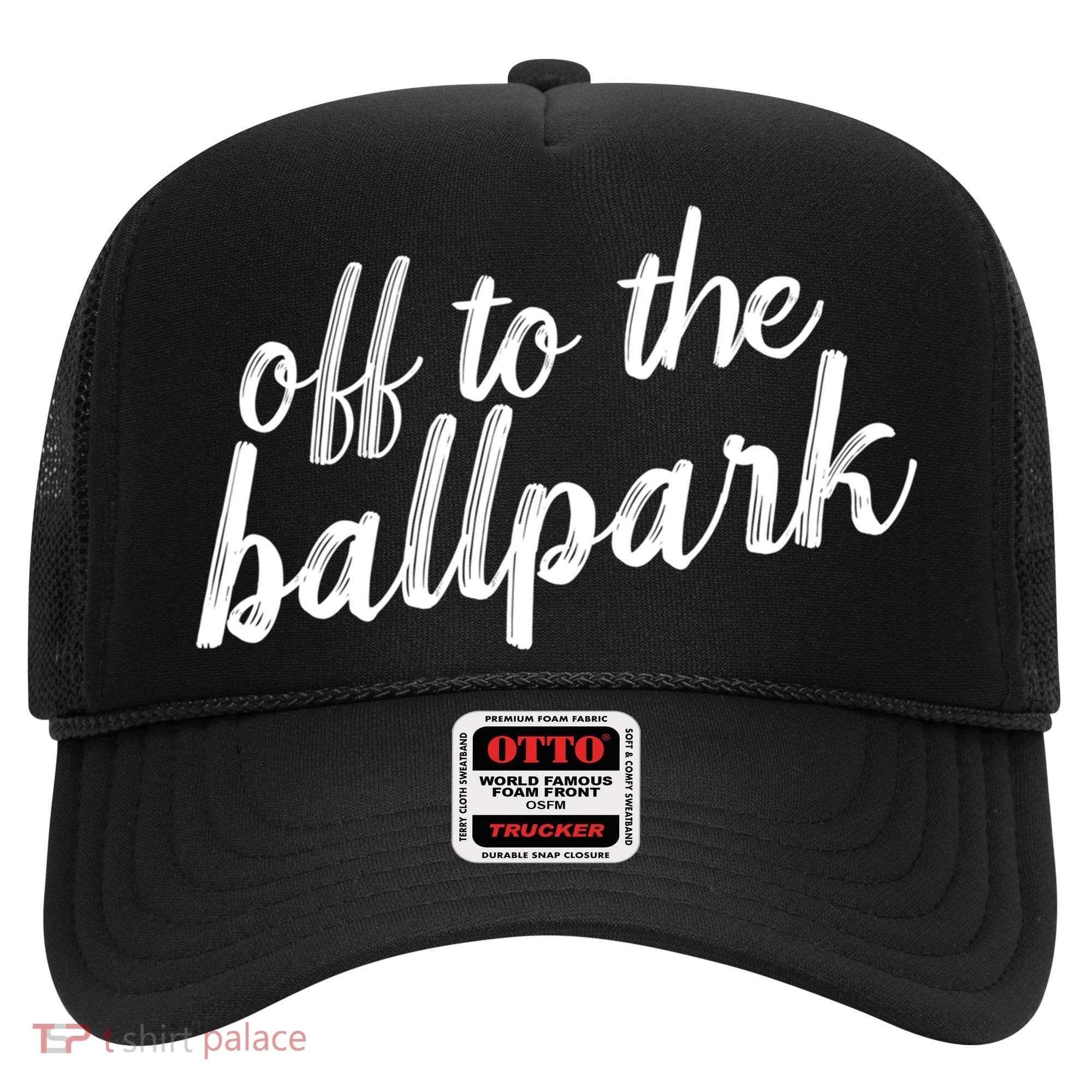 Off To The Ballpark Game Day Vibes Softball Baseball Gift Hat