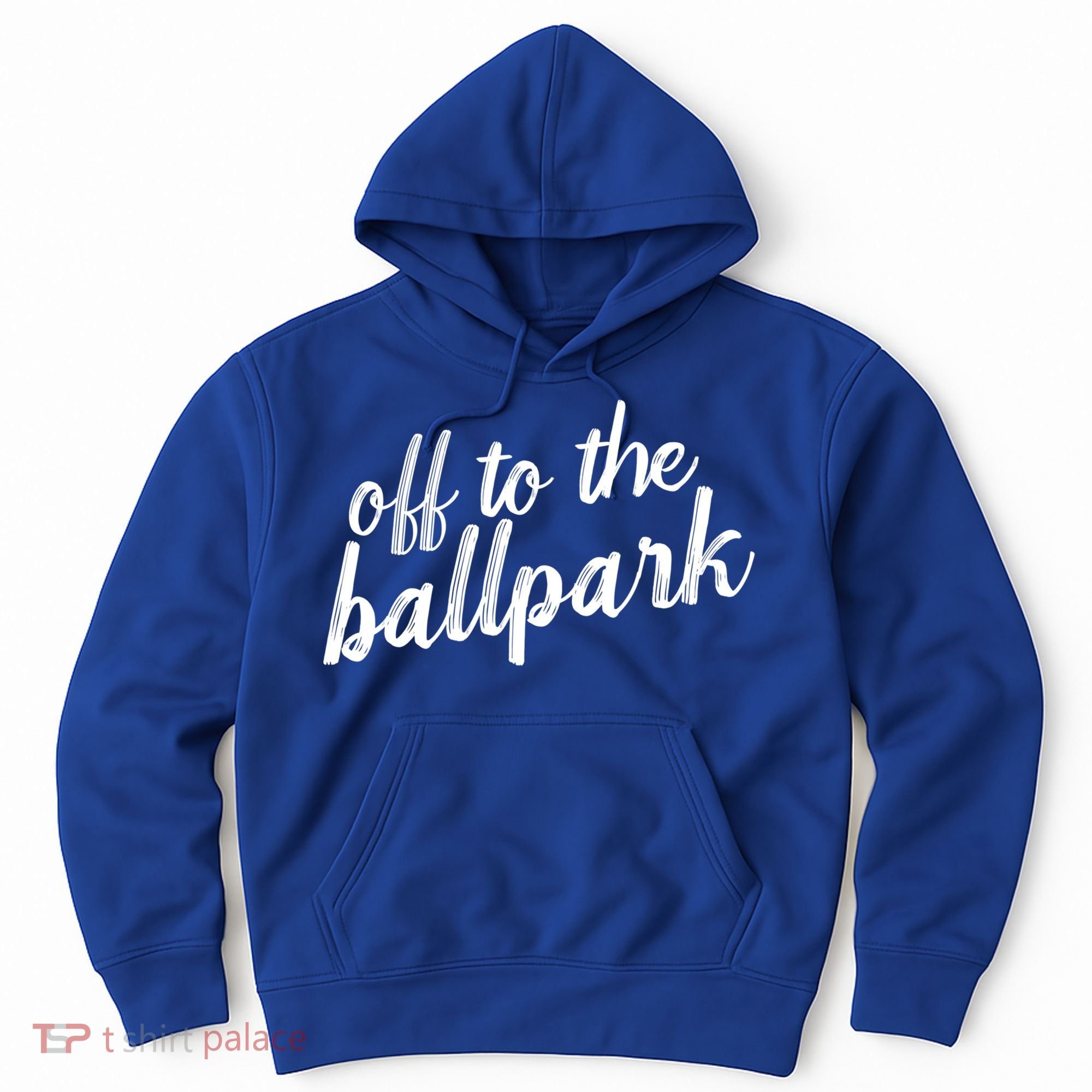 Off To The Ballpark Game Day Vibes Softball Baseball Gift Hoodie