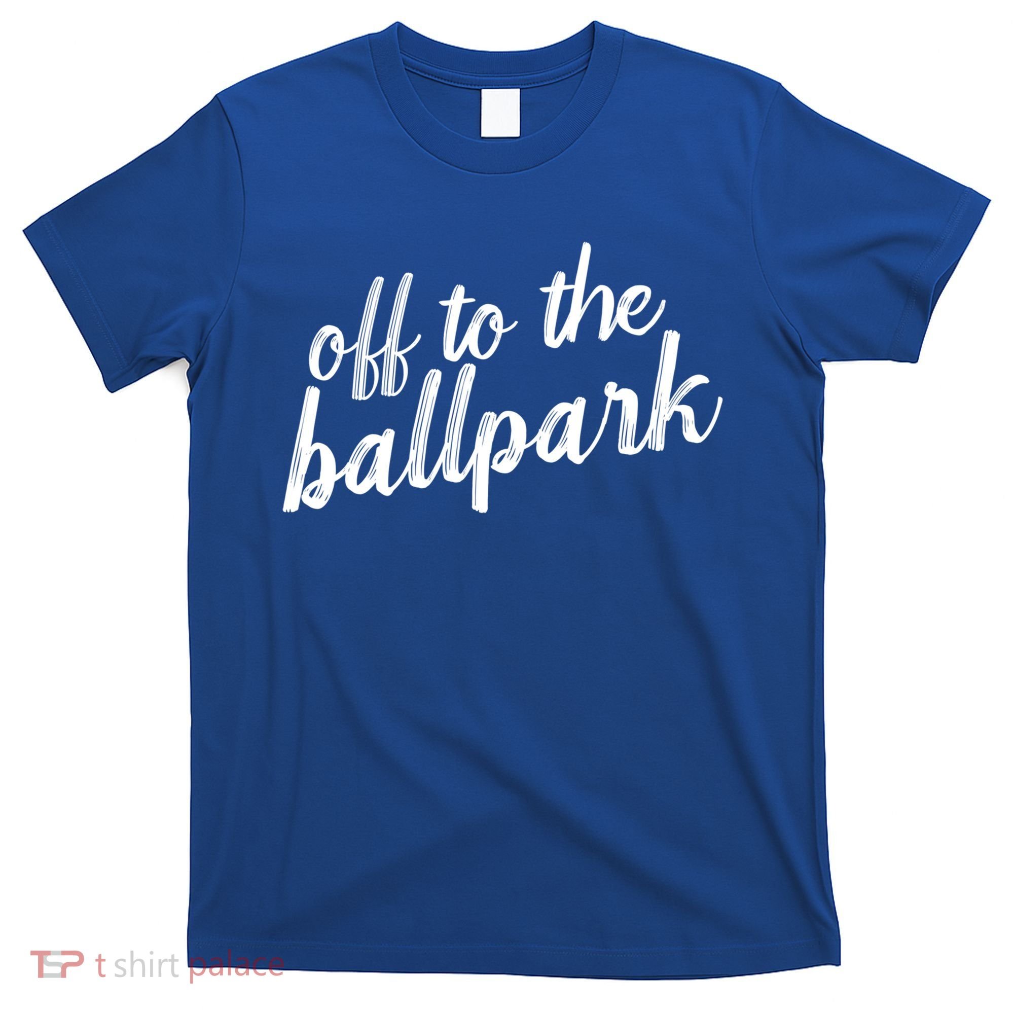 Off To The Ballpark Game Day Vibes Softball Baseball Gift T-Shirt