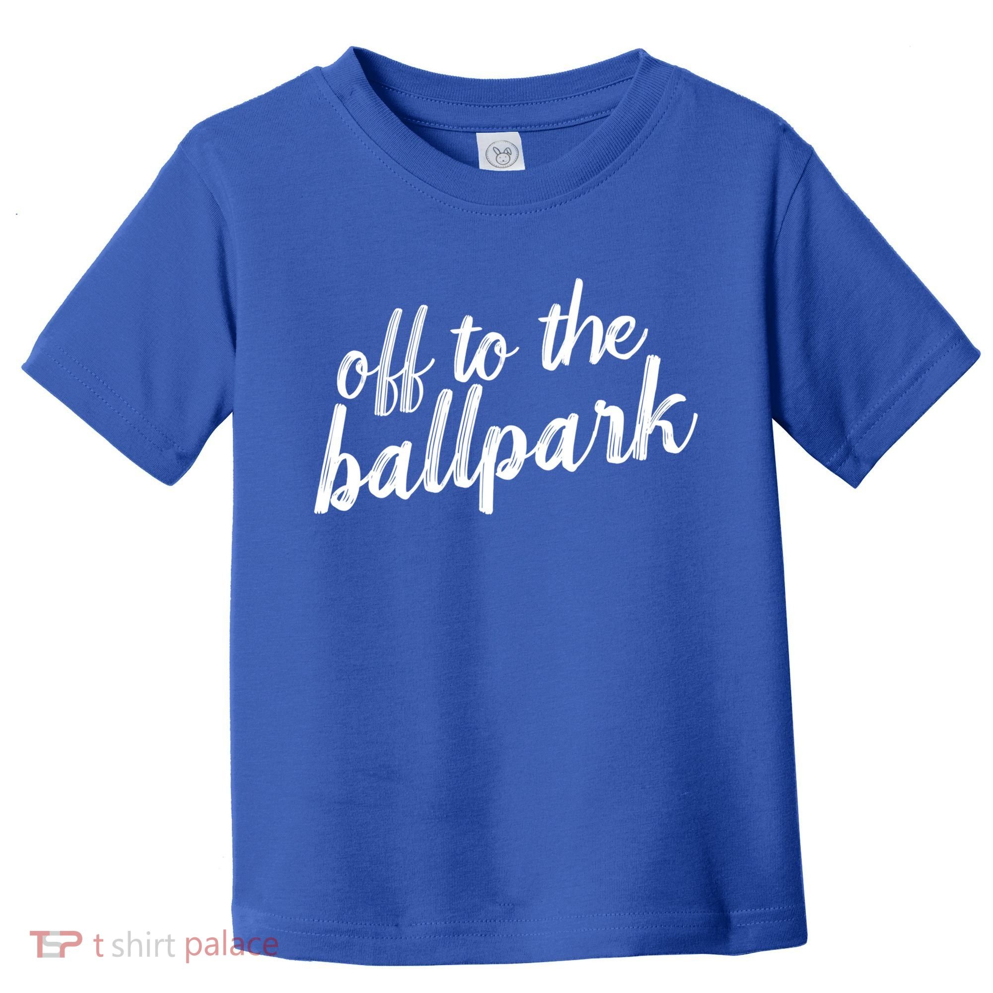 Off To The Ballpark Game Day Vibes Softball Baseball Gift Toddler T-Shirt