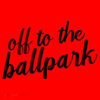Off To The Ballpark Game Day Vibes Softball Baseball Gift Santa Hat thumb 1