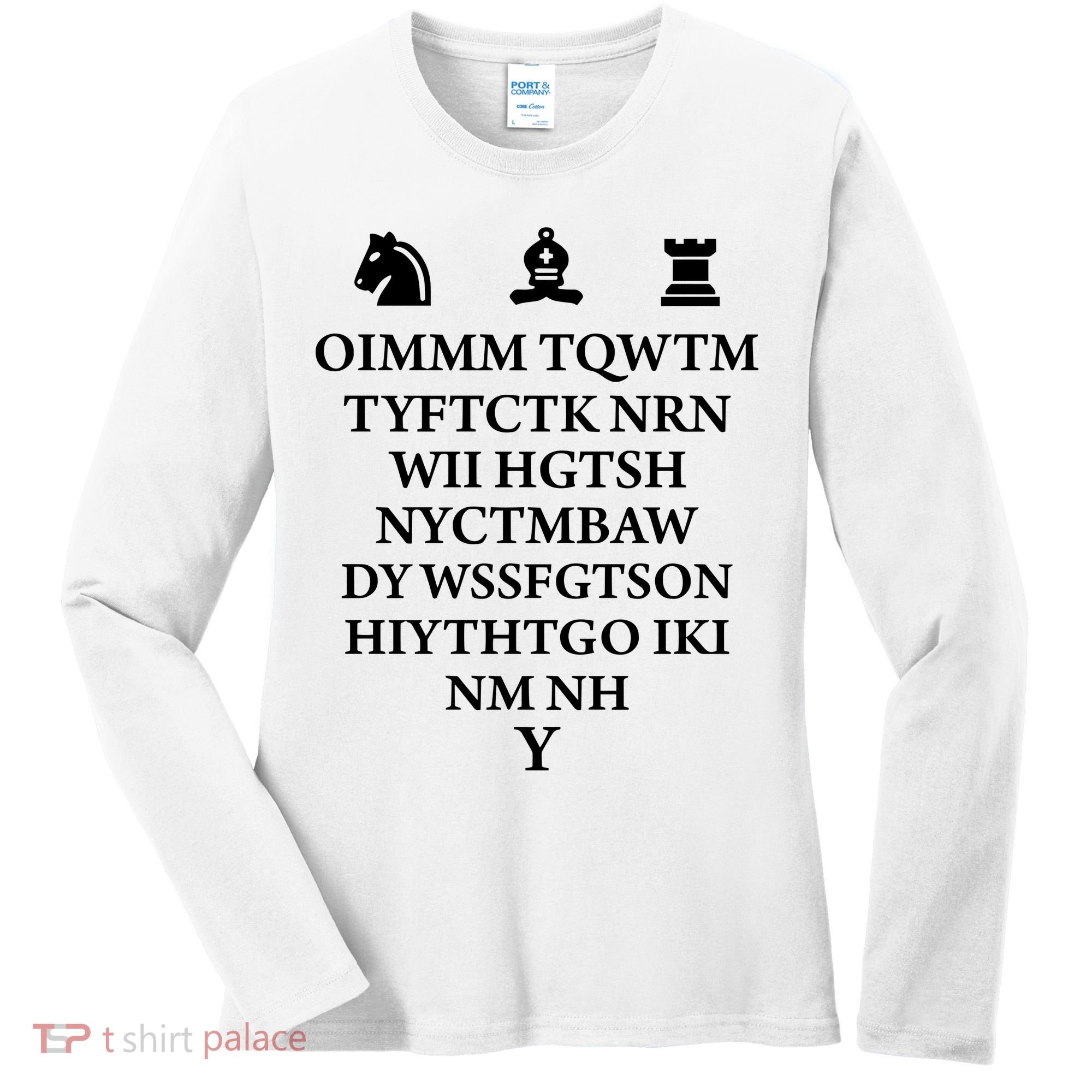 Oimmm Tqwtm Tyftctk Nrn Wii Hgtsh Women's Long Sleeve Shirt
