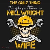 Only Thing Tougher Than A Millwright Is A Millwright's Wife Gift Bucket Hat thumb 4