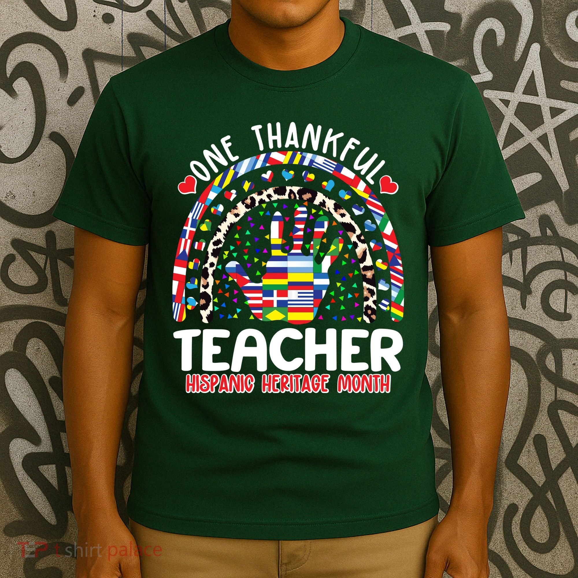 One Thankful Teacher Hispanic Heritage Month T-Shirt