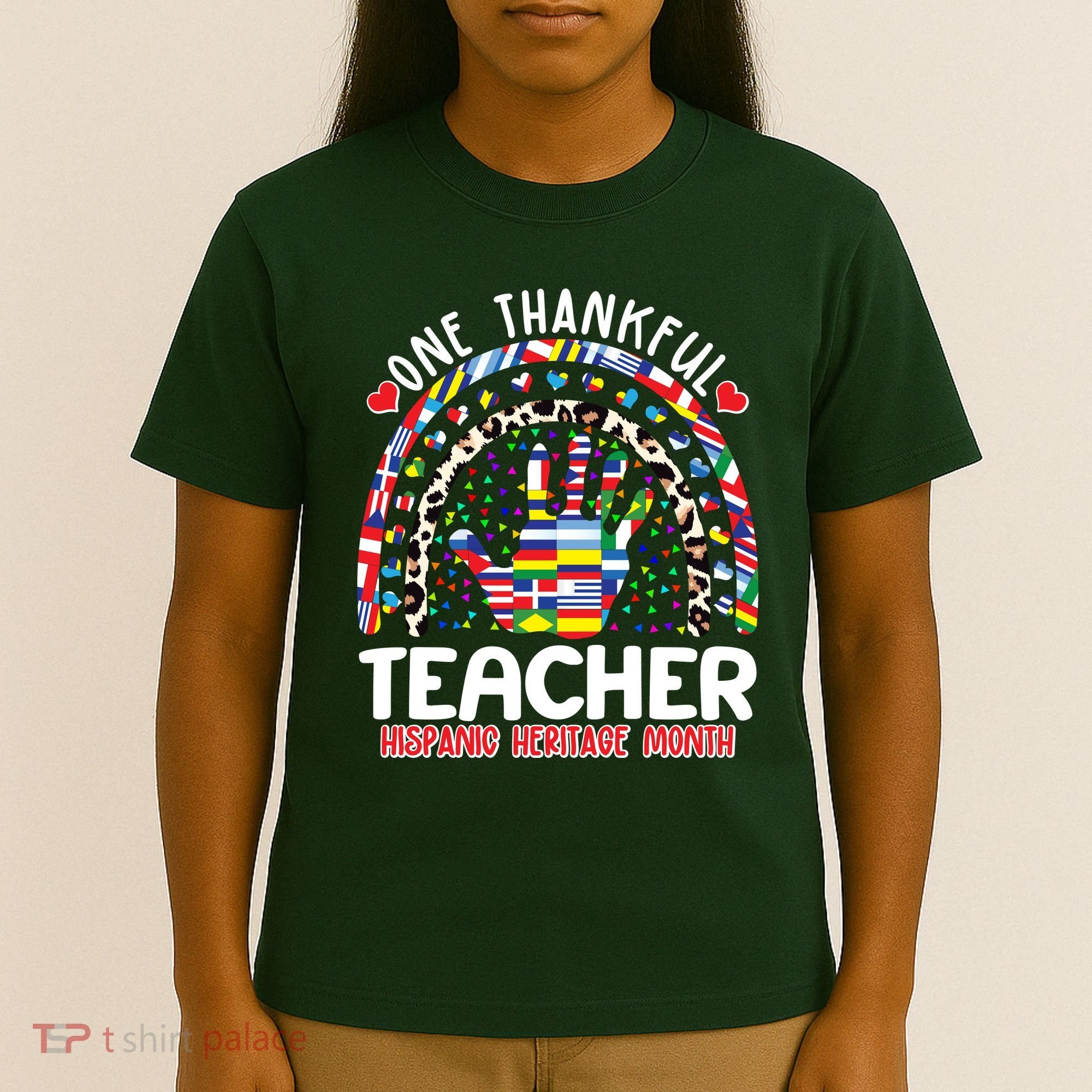 One Thankful Teacher Hispanic Heritage Month T-Shirt