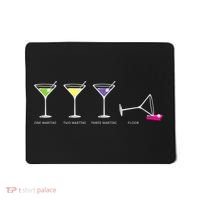 One Two Three Martini Floor For Martini Lovers Cocktail Fans Premium Mousepad thumb 0