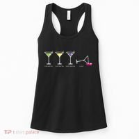 One Two Three Martini Floor For Martini Lovers Cocktail Fans Premium Women's Tank Top thumb 0