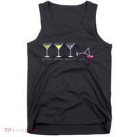 One Two Three Martini Floor For Martini Lovers Cocktail Fans Premium Tank Top thumb 0
