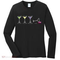 One Two Three Martini Floor For Martini Lovers Cocktail Fans Premium Women's Long Sleeve Shirt thumb 0
