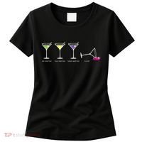 One Two Three Martini Floor For Martini Lovers Cocktail Fans Premium Women's T-Shirt thumb 0