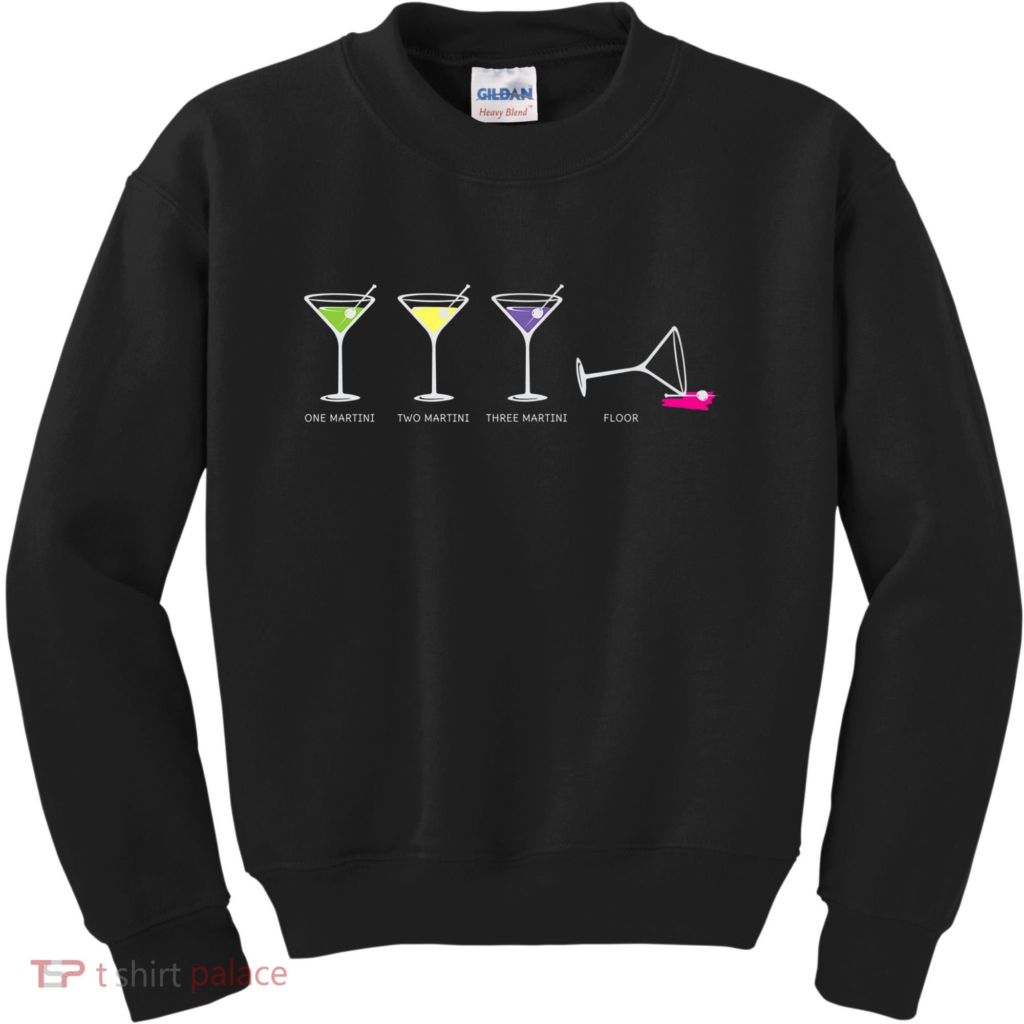 One Two Three Martini Floor For Martini Lovers Cocktail Fans Premium Kids Sweatshirt