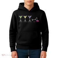 One Two Three Martini Floor For Martini Lovers Cocktail Fans Premium Kids Hoodie thumb 4