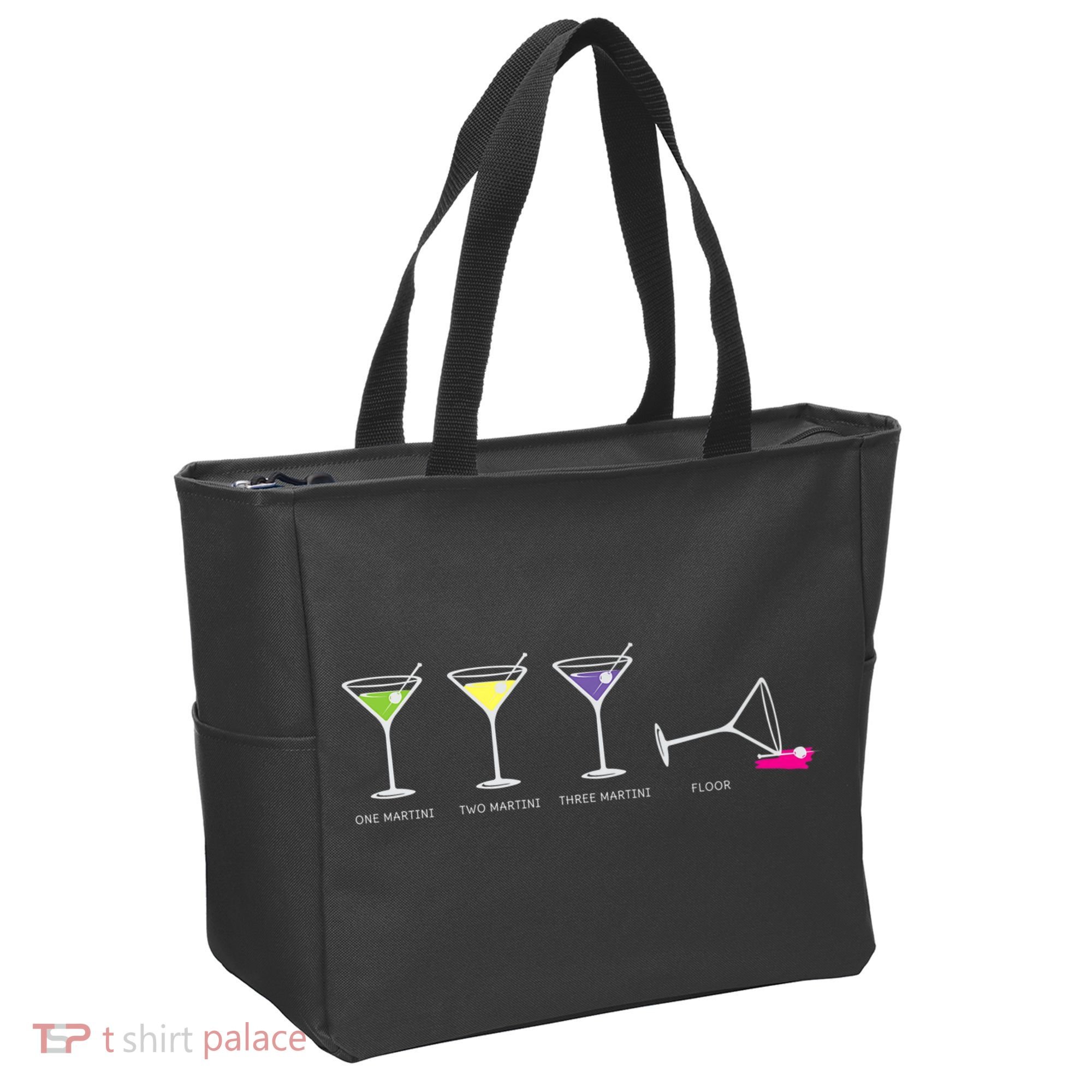 One Two Three Martini Floor For Martini Lovers Cocktail Fans Premium Tote Bag