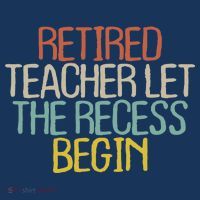 Old Text Vintage Retired Teacher T-Shirt thumb 7