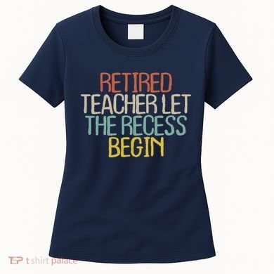 Old Text Vintage Retired Teacher Women's T-Shirt