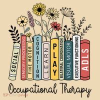 Occupational Therapy Wildflower Book Ot Therapist Assistant Tote Bag thumb 4