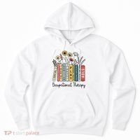 Occupational Therapy Wildflower Book Ot Therapist Assistant Hoodie thumb 0